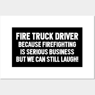 Fire Truck Driver Posters and Art